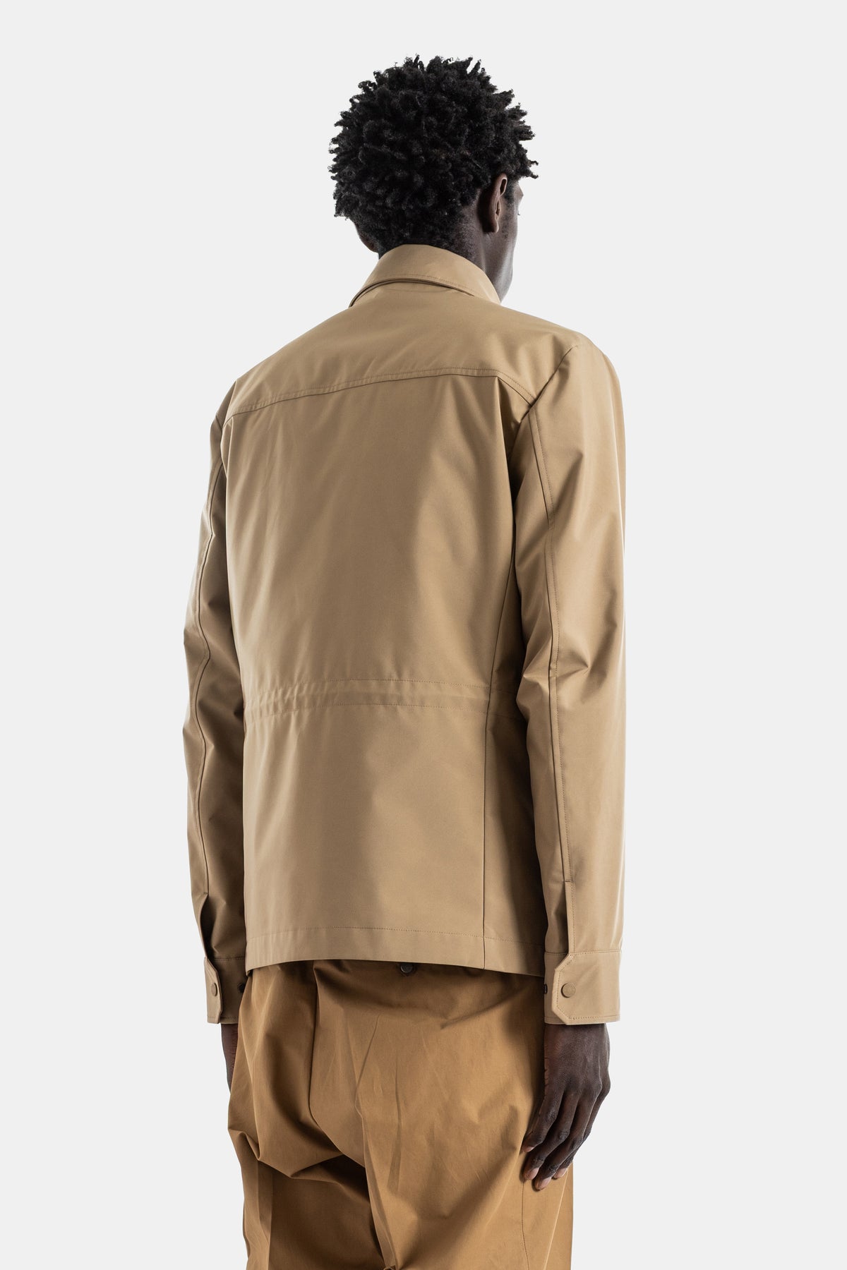 3-in-1 nylon field jacket beige four pockets Exmoor