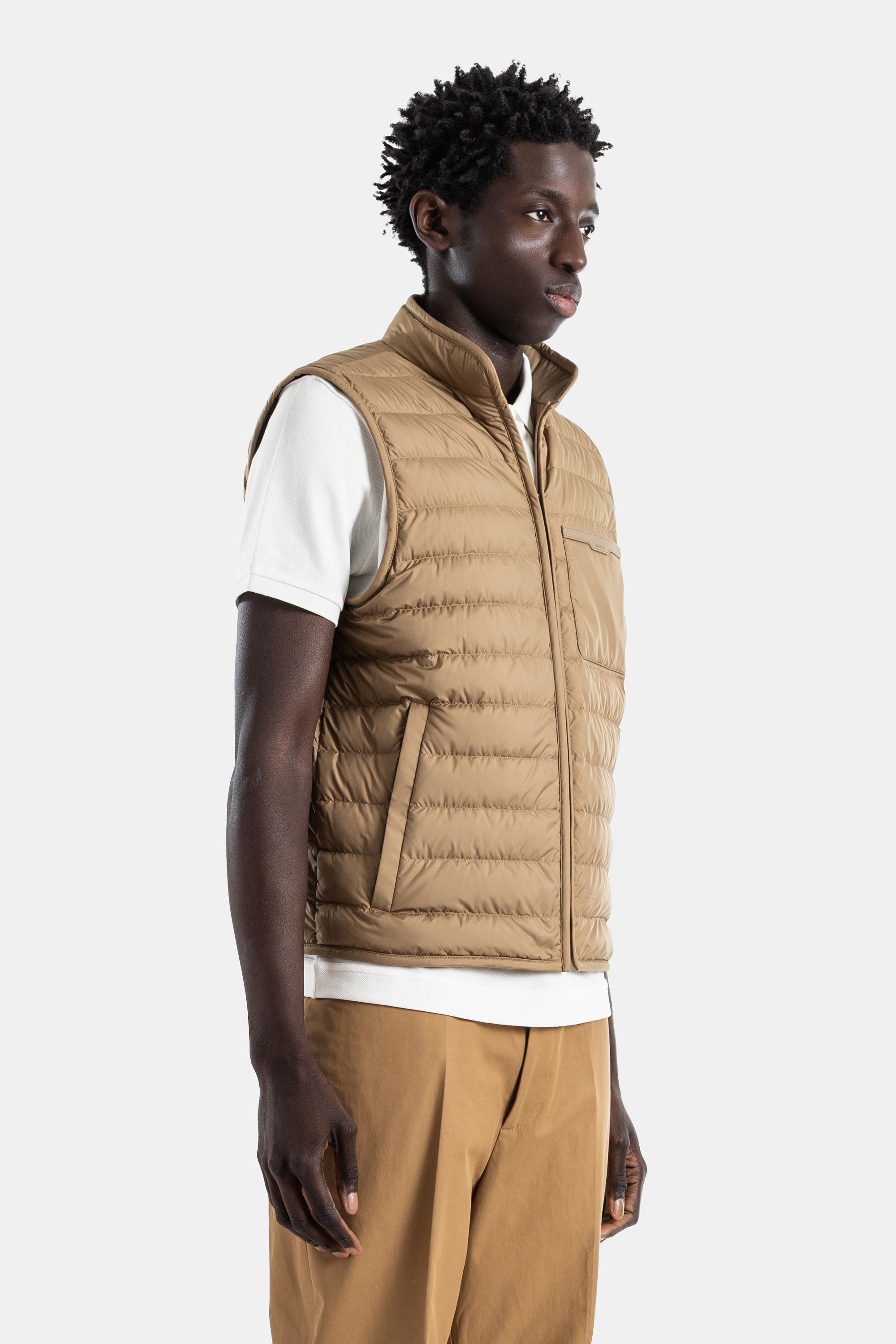 Moncler Exmoor 3-in-1 Nylon Field Jacket Beige Four Pockets | Actuel B