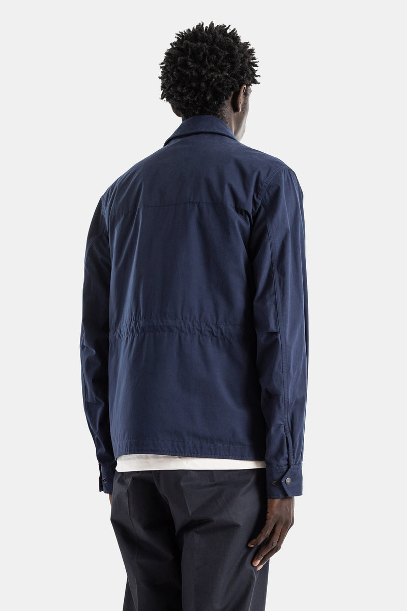 3-in-1 reversible shirt jacket navy removable down gilet Roquille