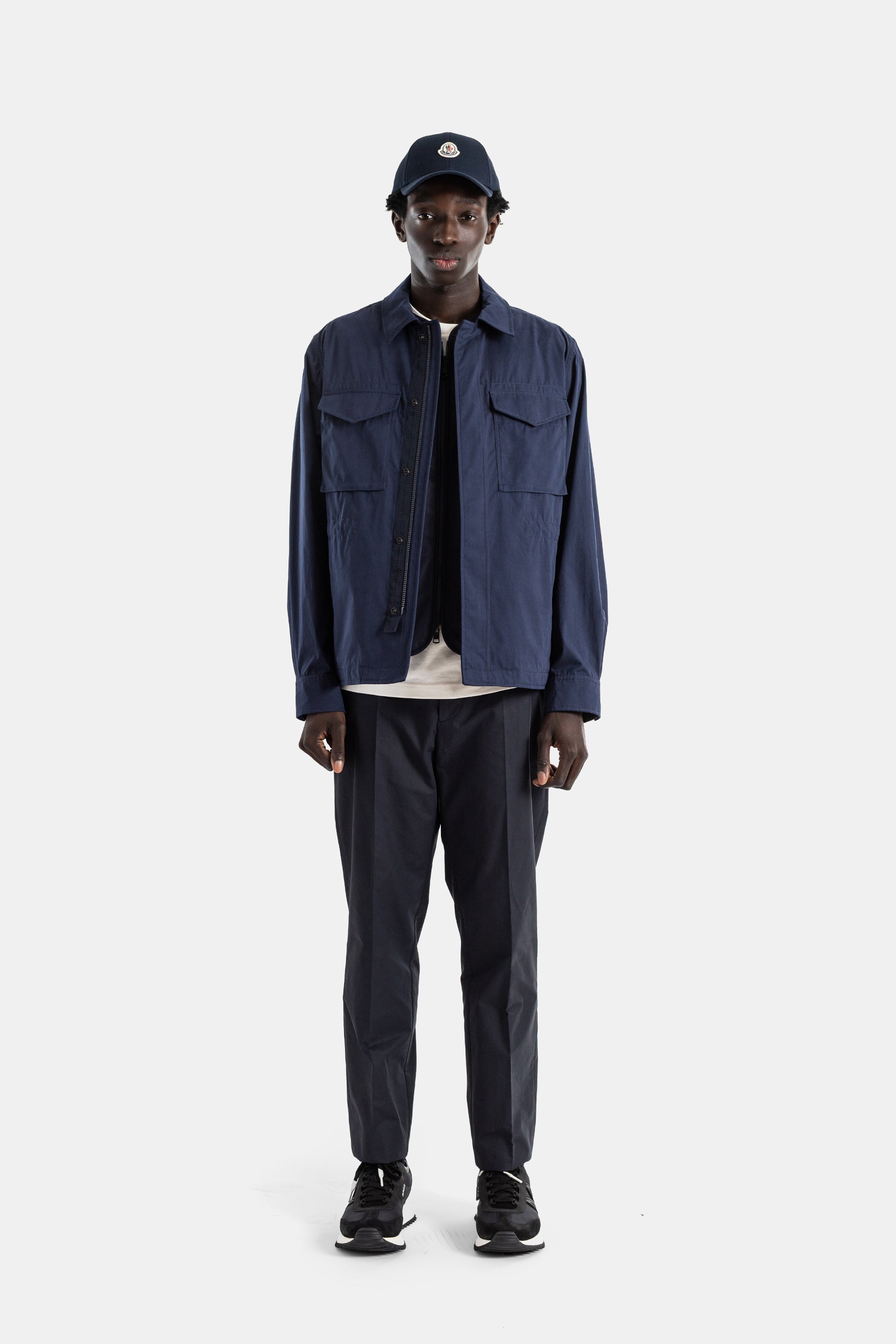 Moncler Roquille 3-in-1 リバーシブル シャツジャケット ネイビー