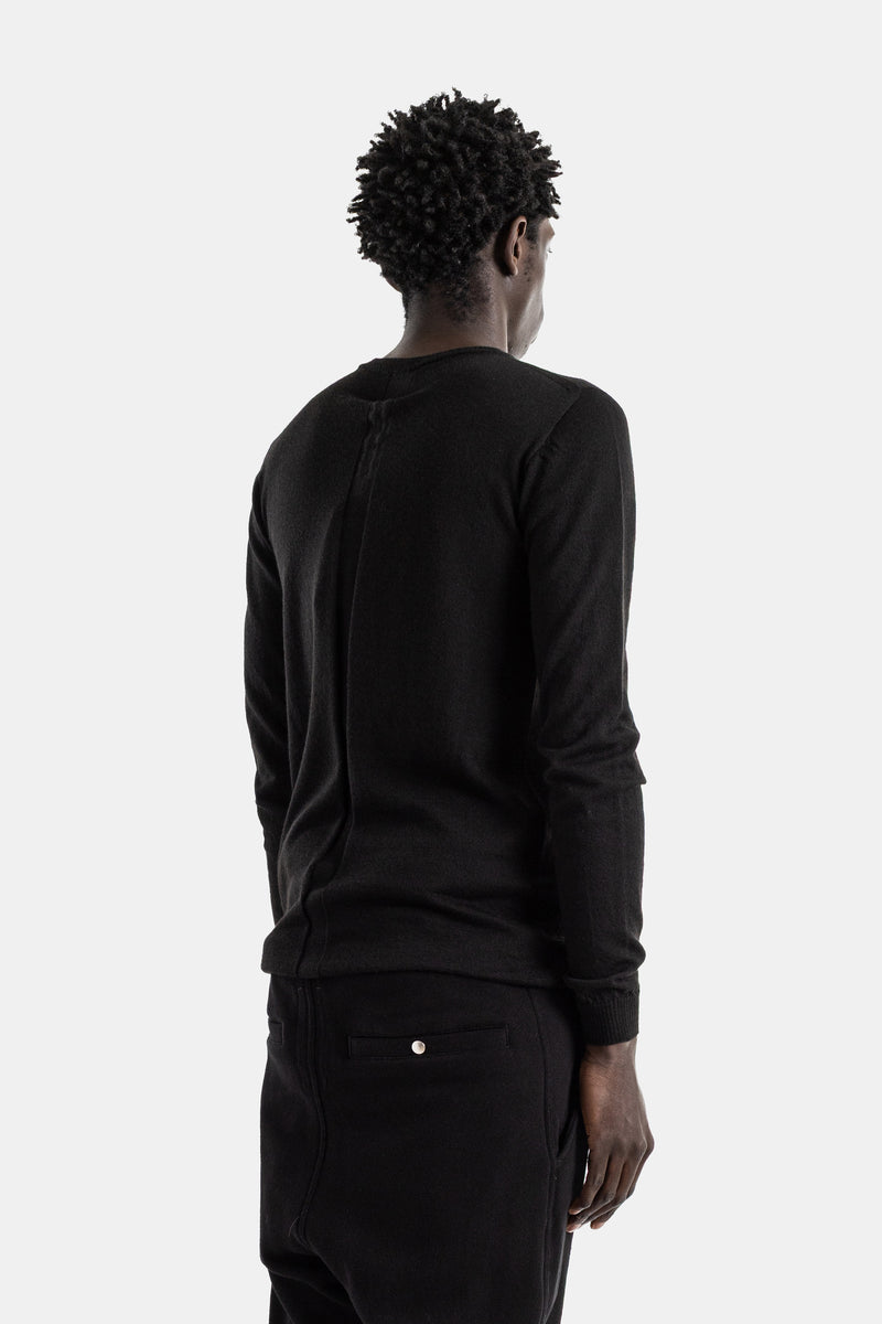 Pull Biker Level en Jersey Noir