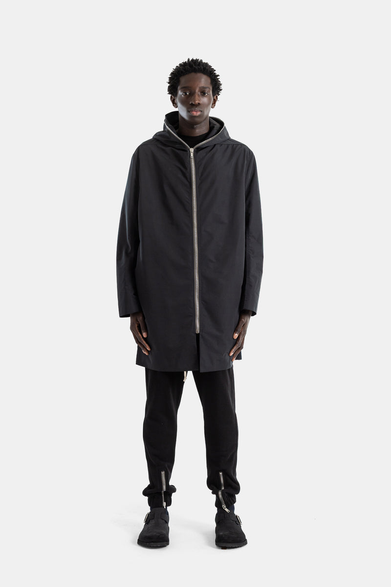 Manteau à capuche zippé Gimp Mac noir