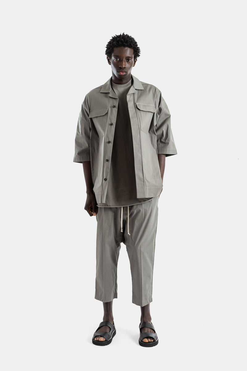 Chemise oversize à manches courtes Magnum Tommy gris dust