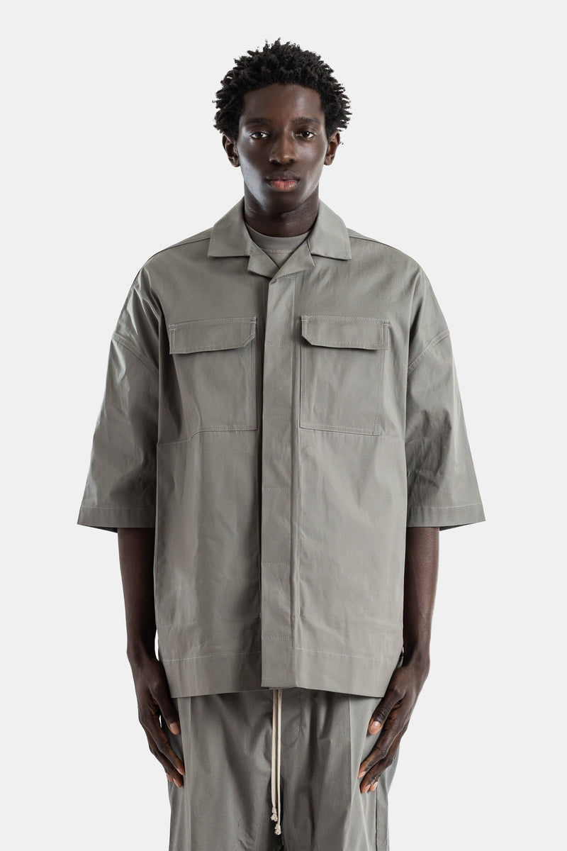 Chemise oversize à manches courtes Magnum Tommy gris dust