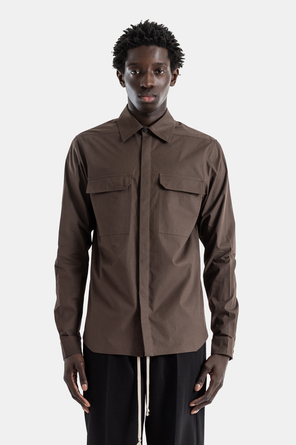 Chemise de travail à manches longues Work Shirt marron dark dust