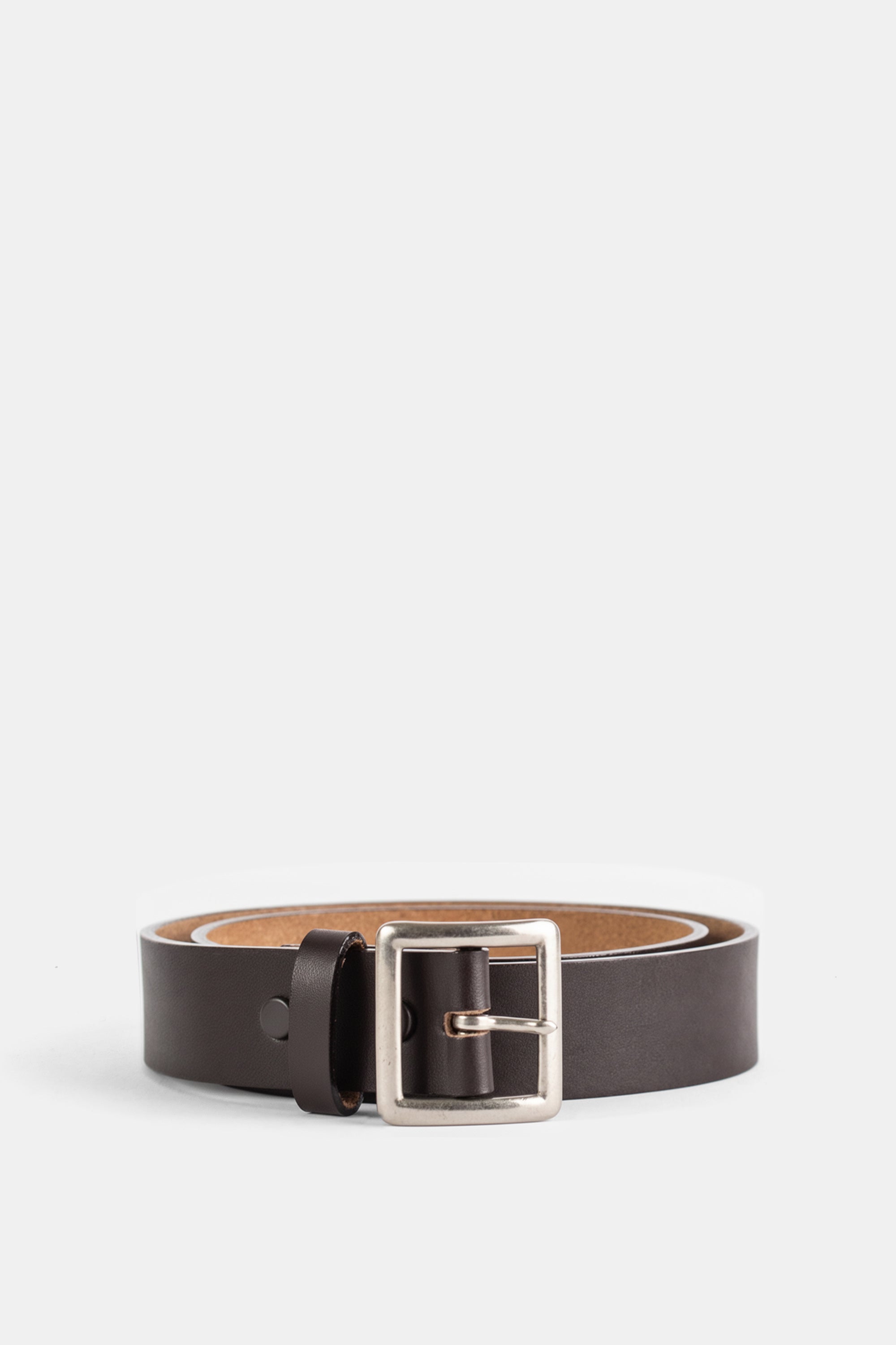 Brown leather Garrison Taiga Takahashi belt | Actuel B