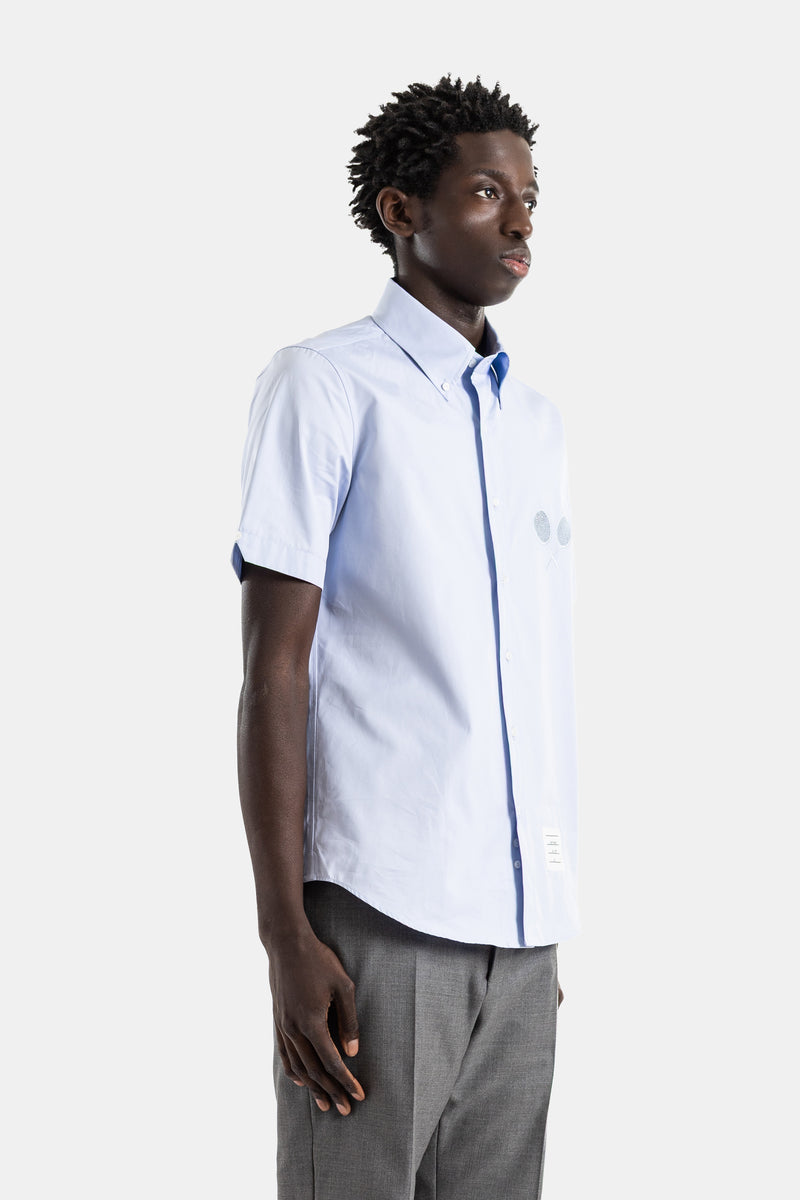 thom browne dress shirt Thom Browne Men, 4-Bar chambray shirt, Blue, XXL, Shirts, Cotton