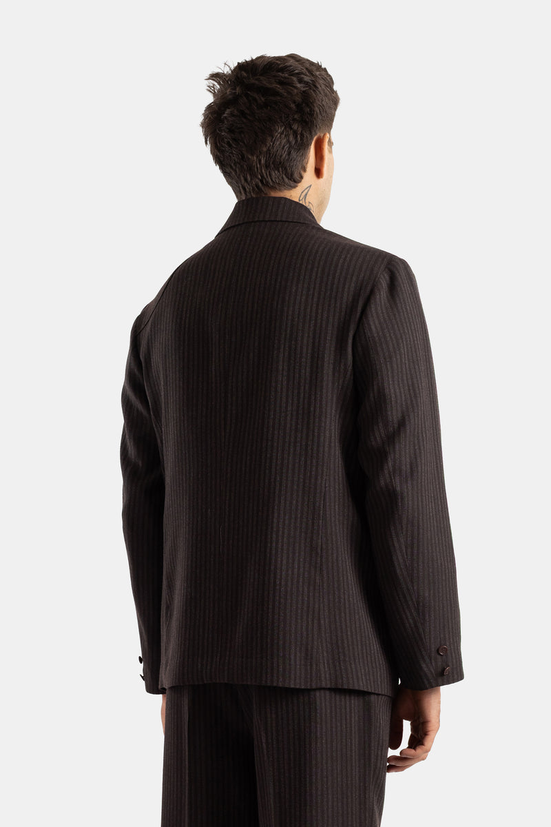 Veste Lot.331 double boutonnage facteur américain brun