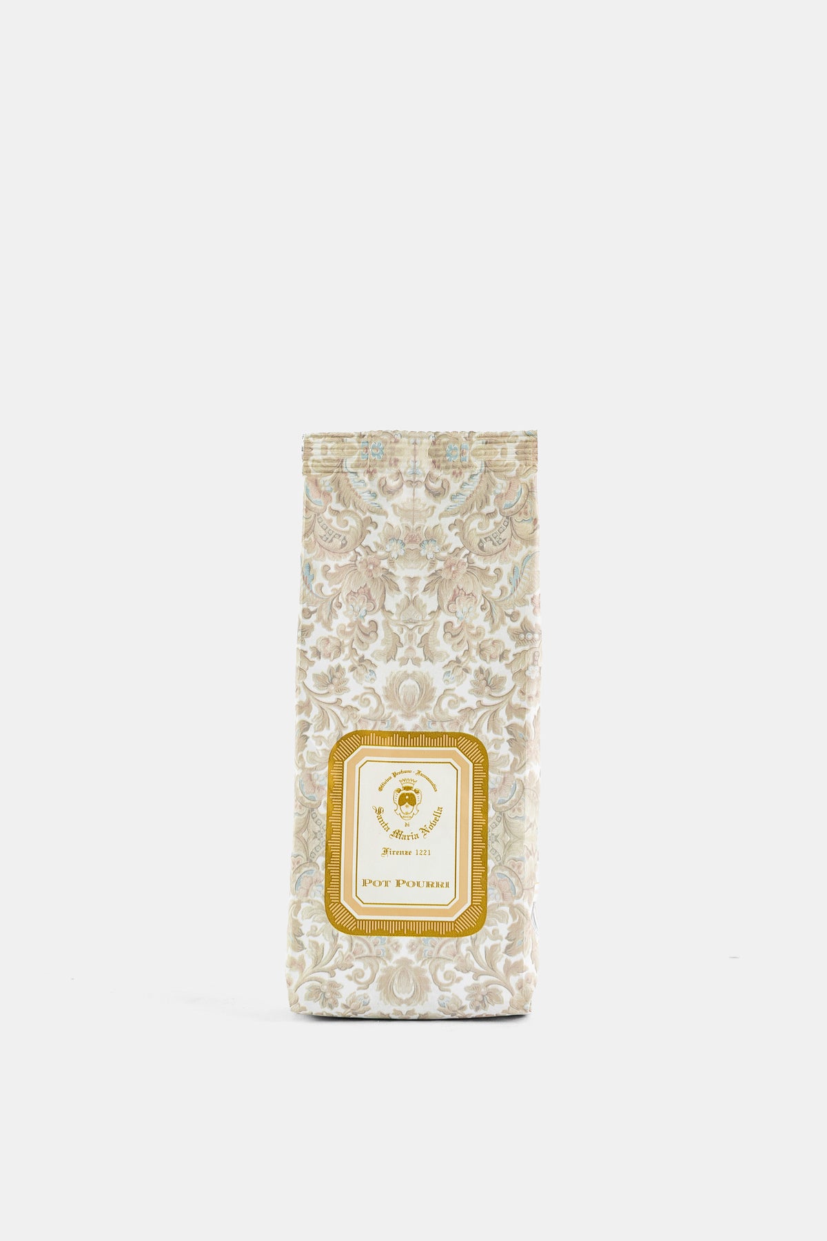 Santa Maria Novella Pot Pourri scented sachet Florentine damask patterns ivory gold Firenze 1221