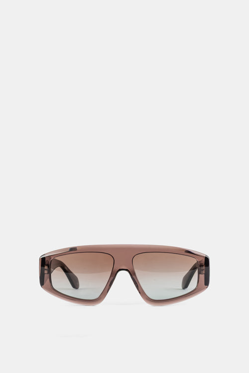 Lunettes de soleil Azzedine en acétate brun