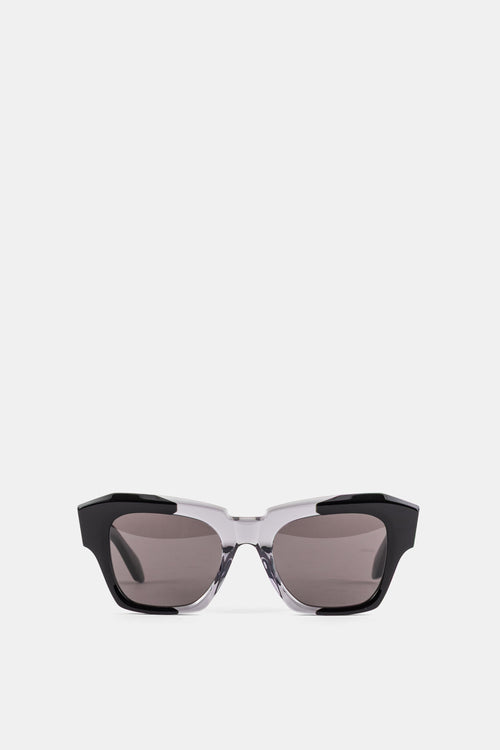 Lunettes de soleil carrées bicolores