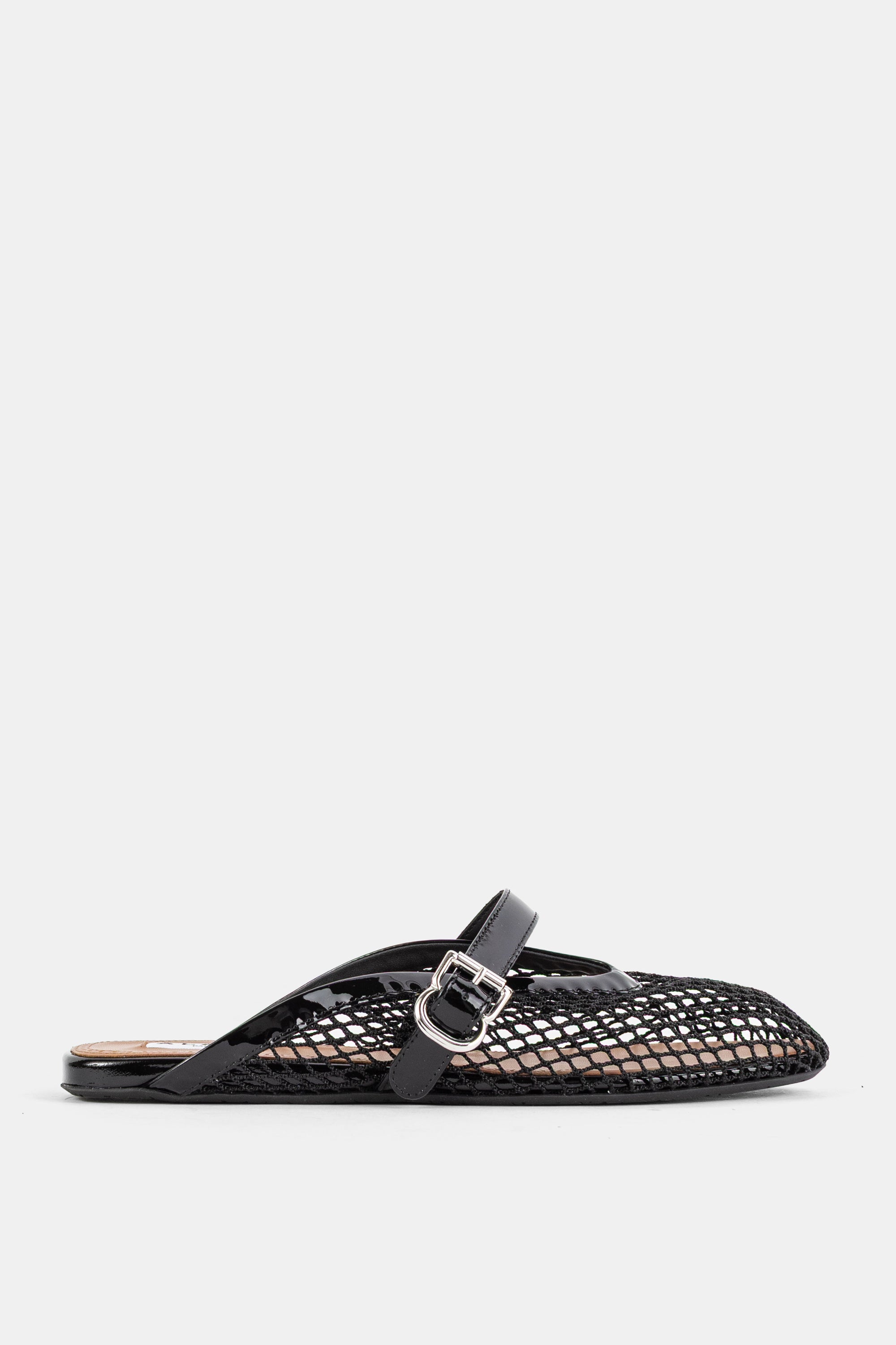 Alaïa ブラック メッシュ ミュール | Actuel B