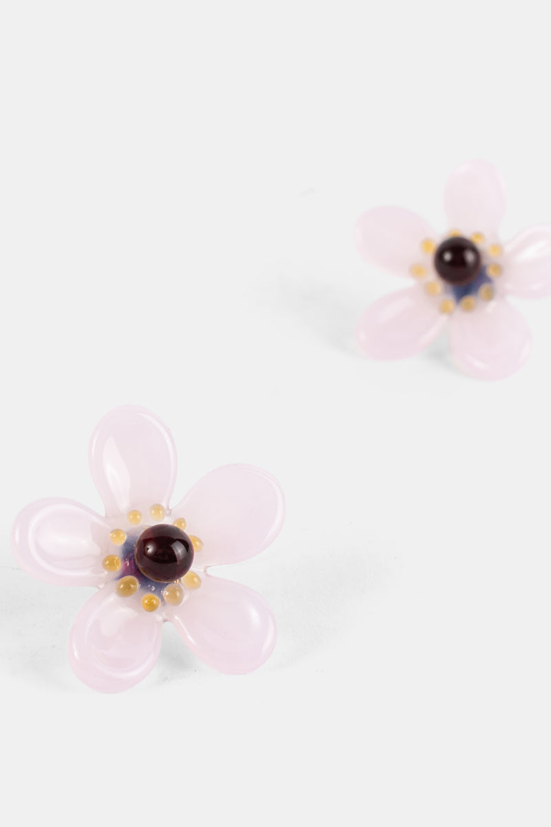 Boucles d'oreilles Bloom rose