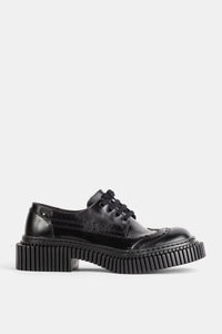 Derby Pix Berlin in pelle nera stile richelieu - EU 38