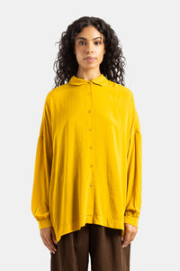 Squarbi oversized mustard yellow shirt - S