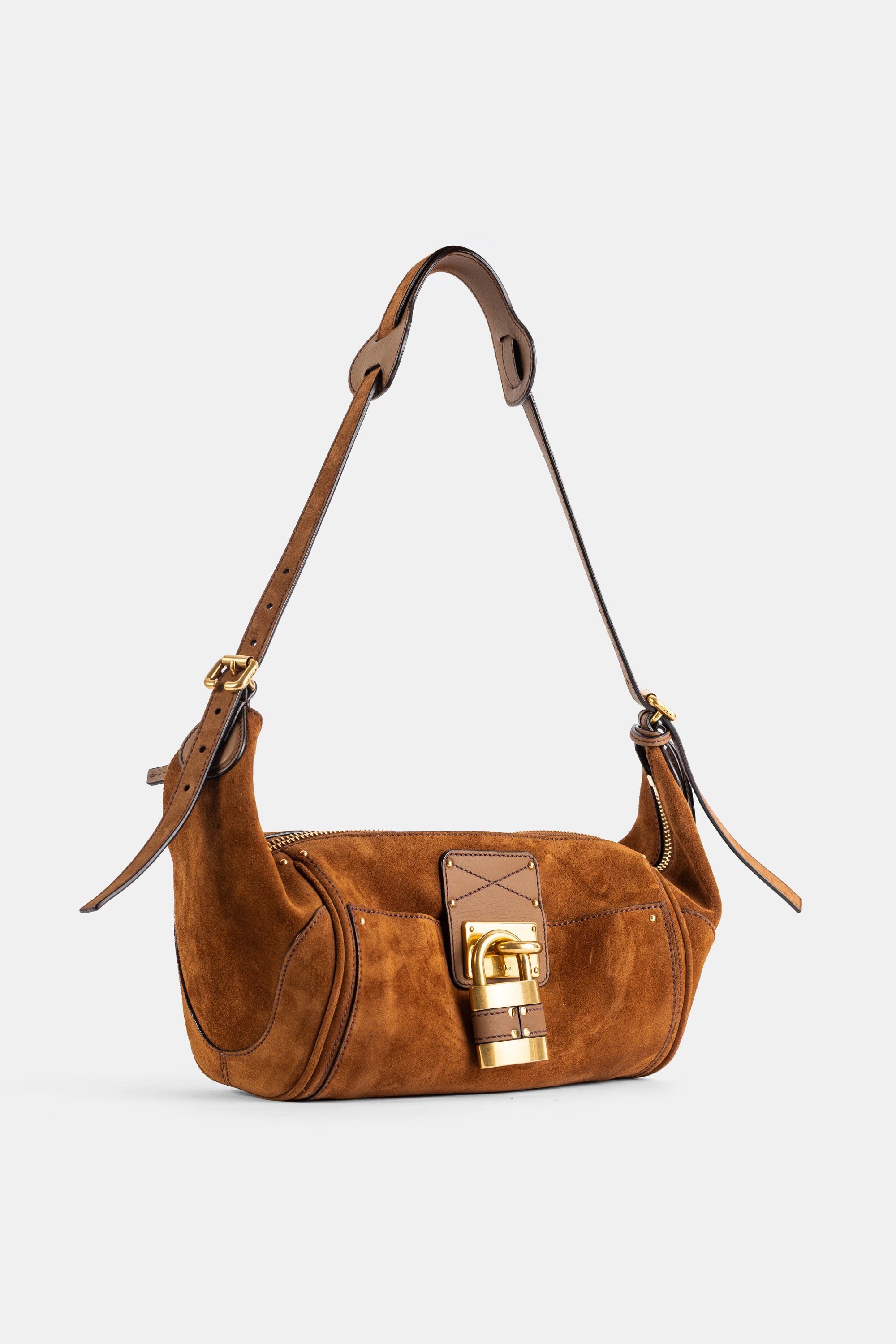 Chloé パディントン スエードバッグ ヴィンテージブラウン クロエ
