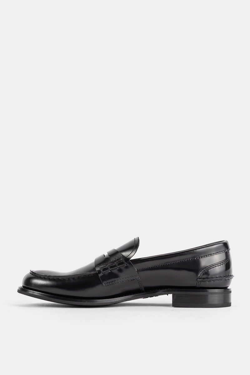 Mocassins Pembrey en cuir noir