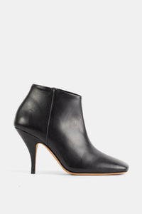 Stiefeletten Credo aus schwarzem Leder mit feinem Absatz - EU 36