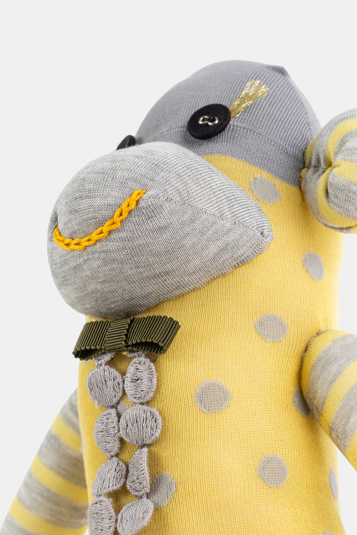 Sock Knit Doll Yellow Mix