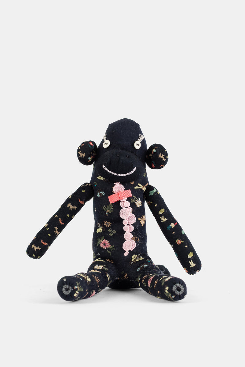 Sock Knit Doll Black Mix