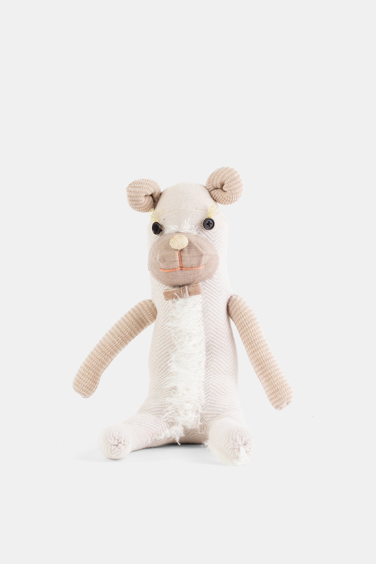 Sock Knit Doll Ivory Mix