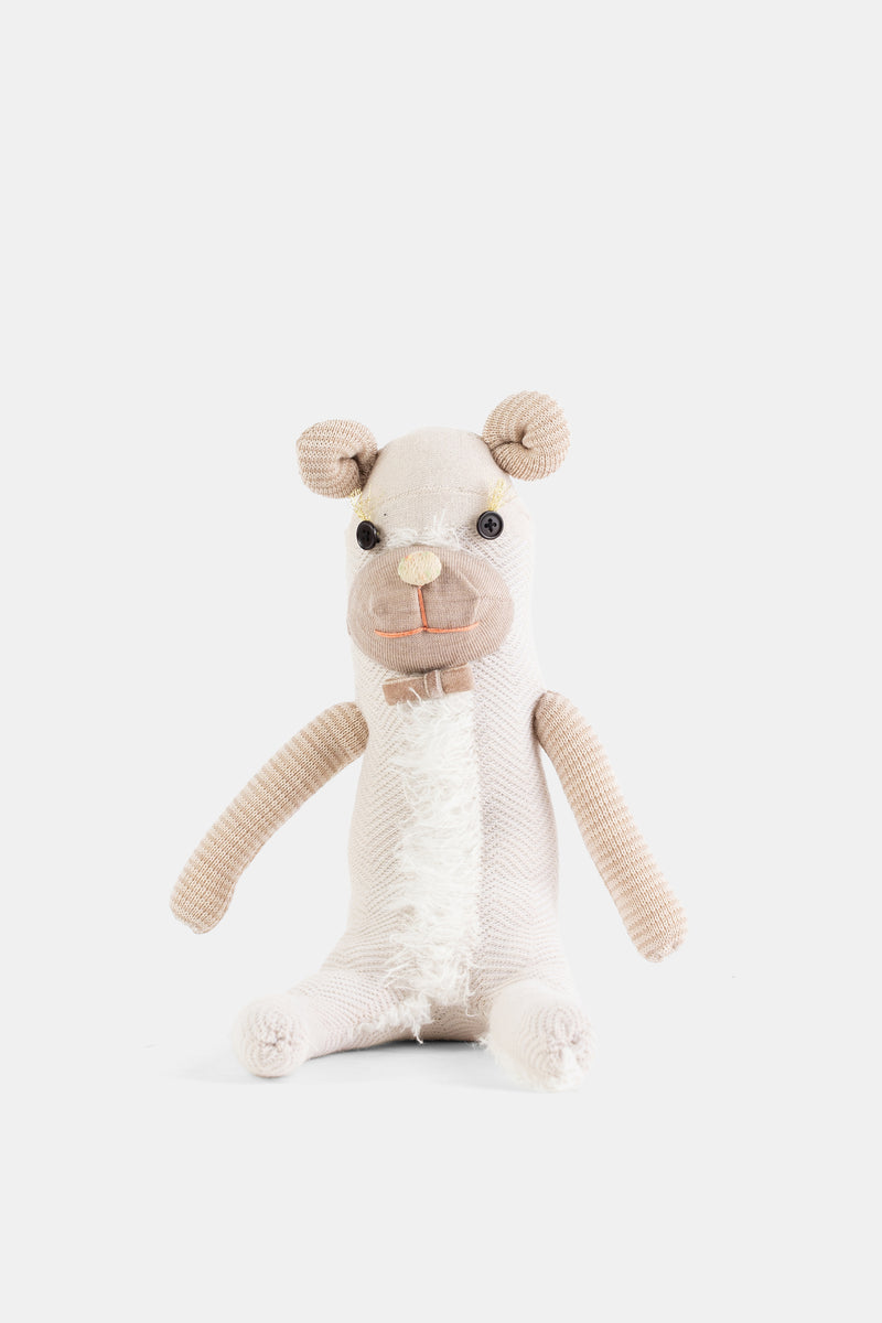 Sock Knit Doll Ivory Mix