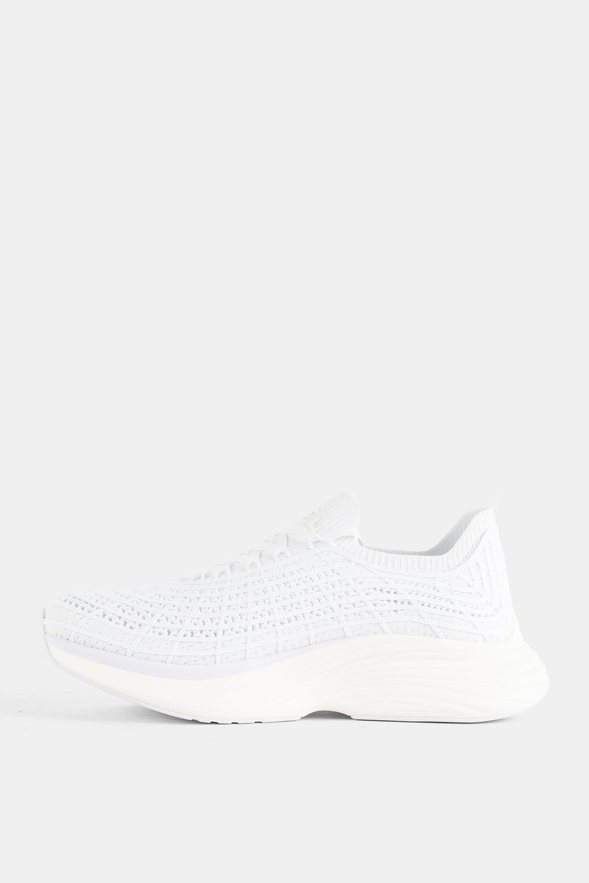 White TechLoom Zipline Running Sneaker