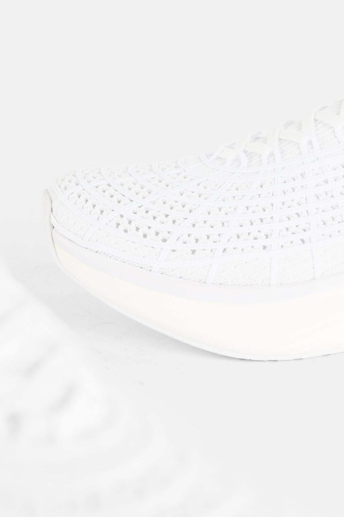 White TechLoom Zipline Running Sneaker