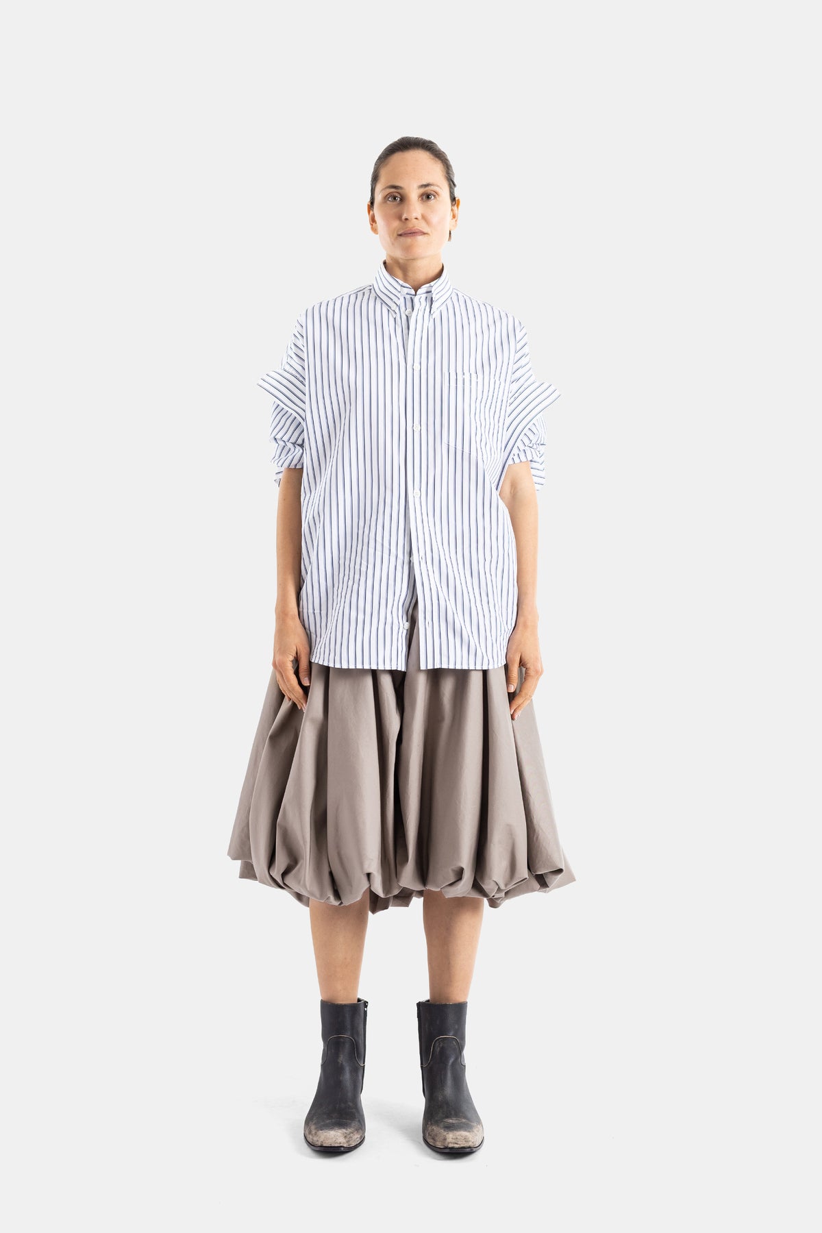Taupe Balloon Shorts