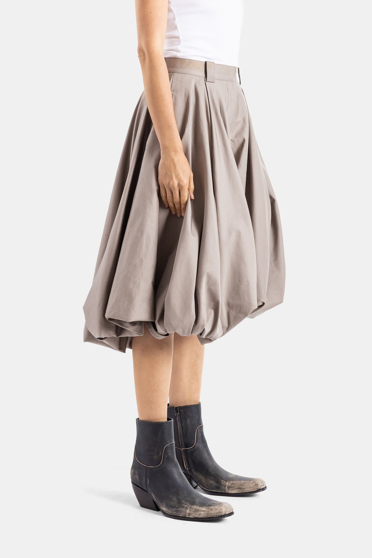 Taupe Balloon Shorts