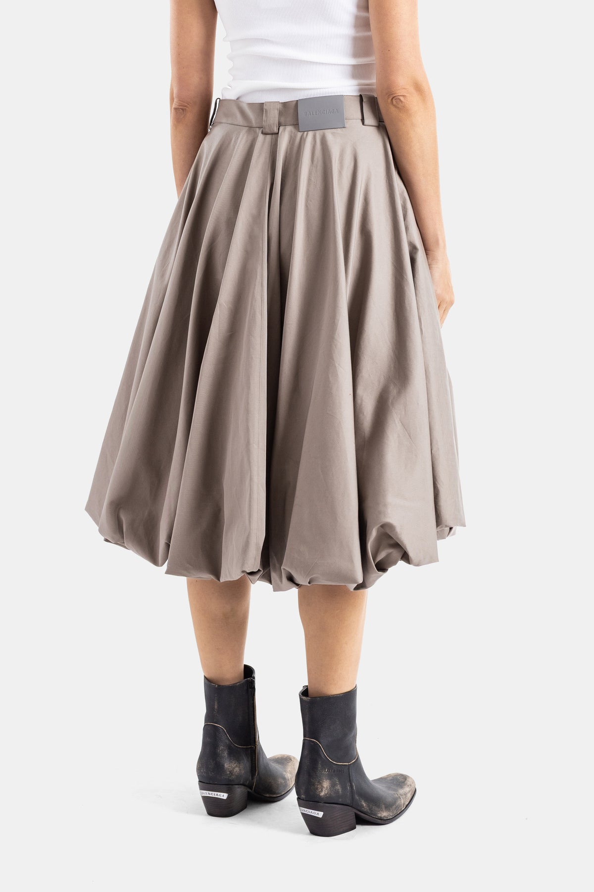 Taupe Balloon Shorts