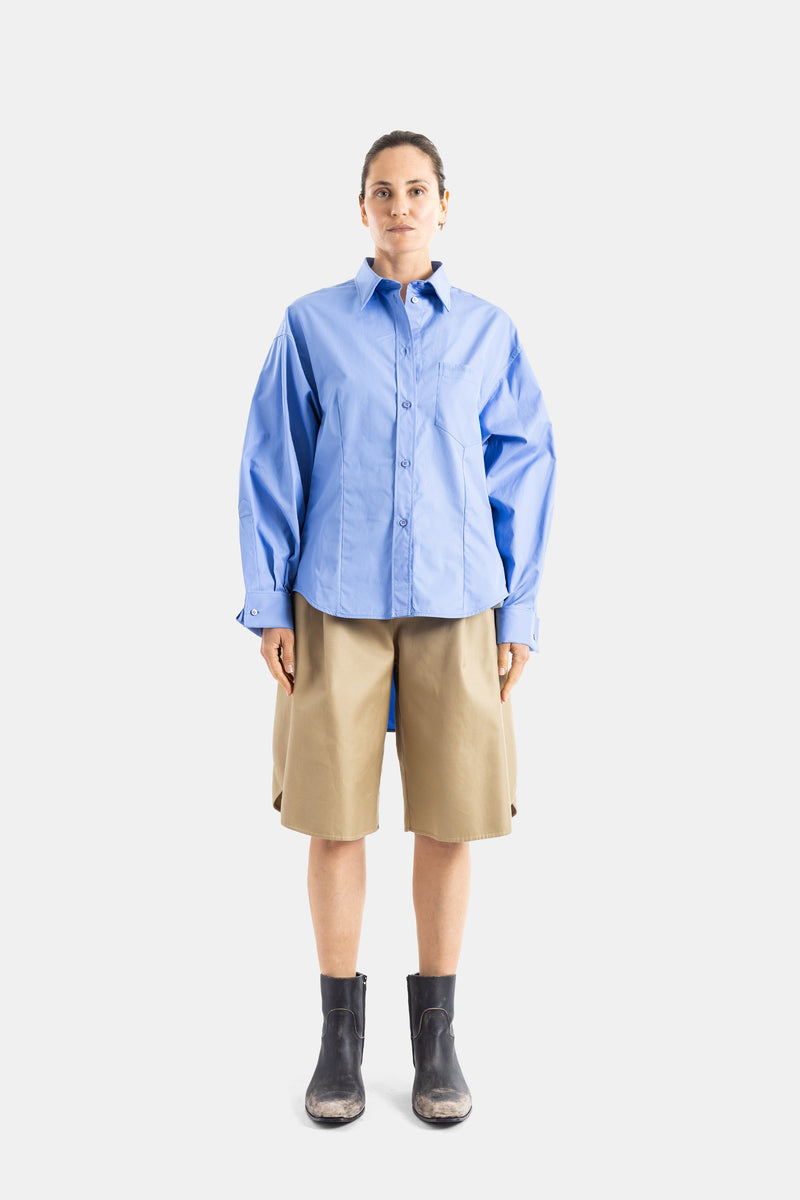 Tulip Bermuda Shorts in Beige
