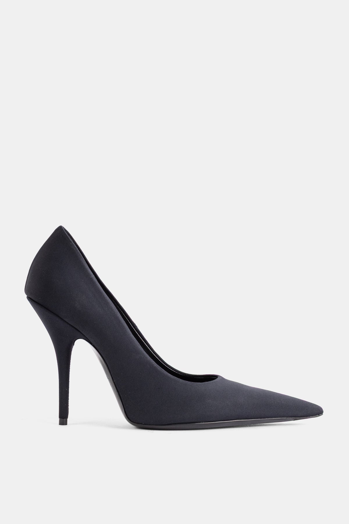 Balenciaga escarpins Knife Pump 110 spandex mat noir bout pointu talon aiguille femme SS26