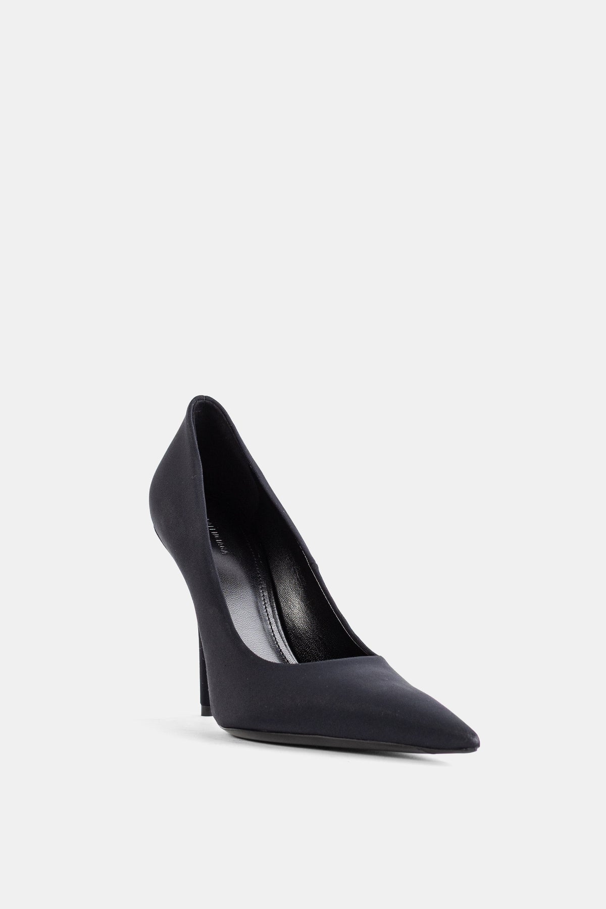 Escarpins Knife Pump talon 110 spandex mat noir