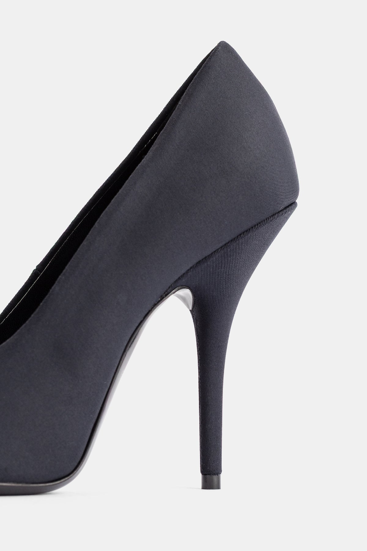 Escarpins Knife Pump talon 110 spandex mat noir