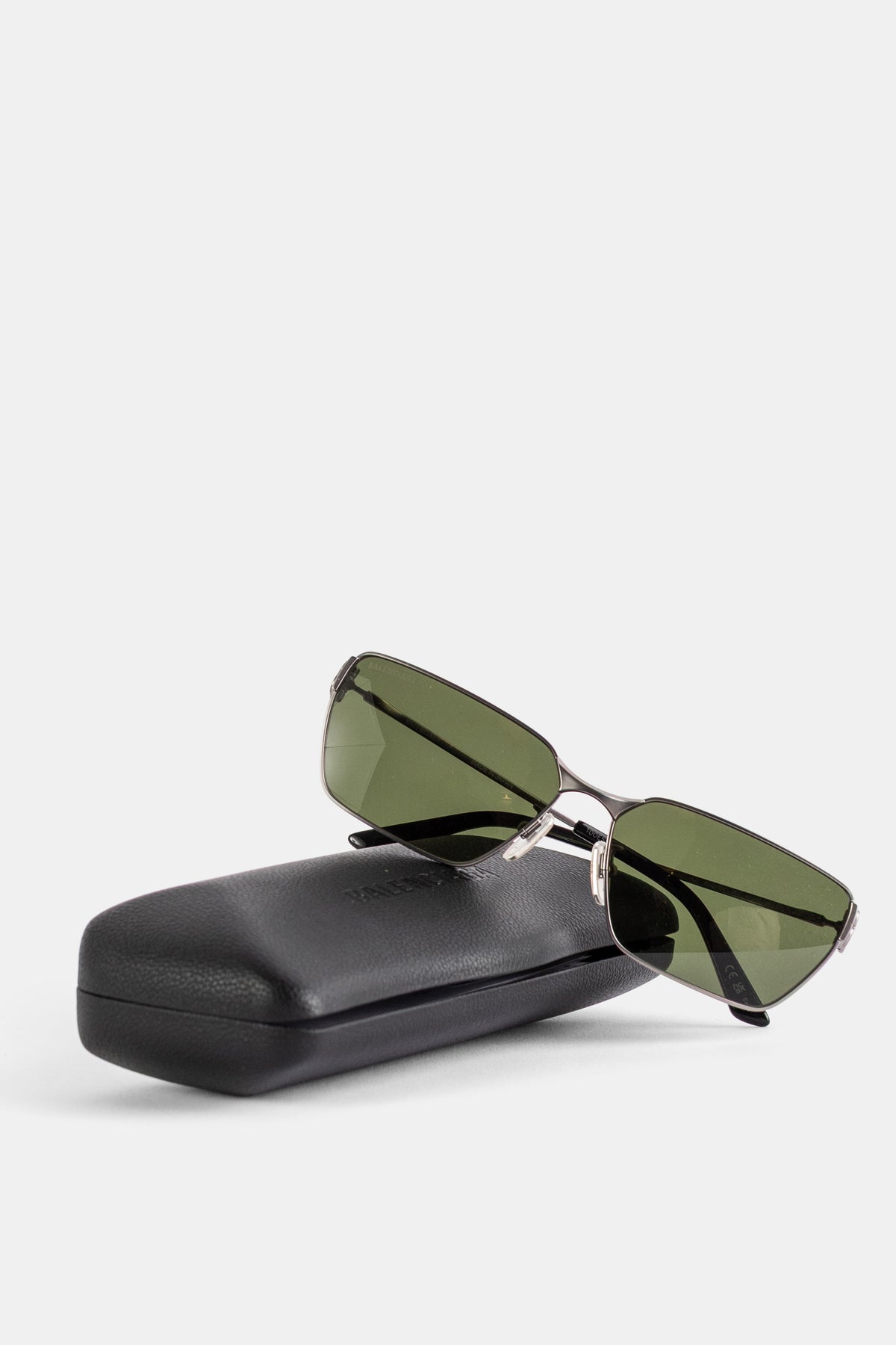 Lunettes de Soleil Mercury Monture Métal Ruthenium Verres Verts