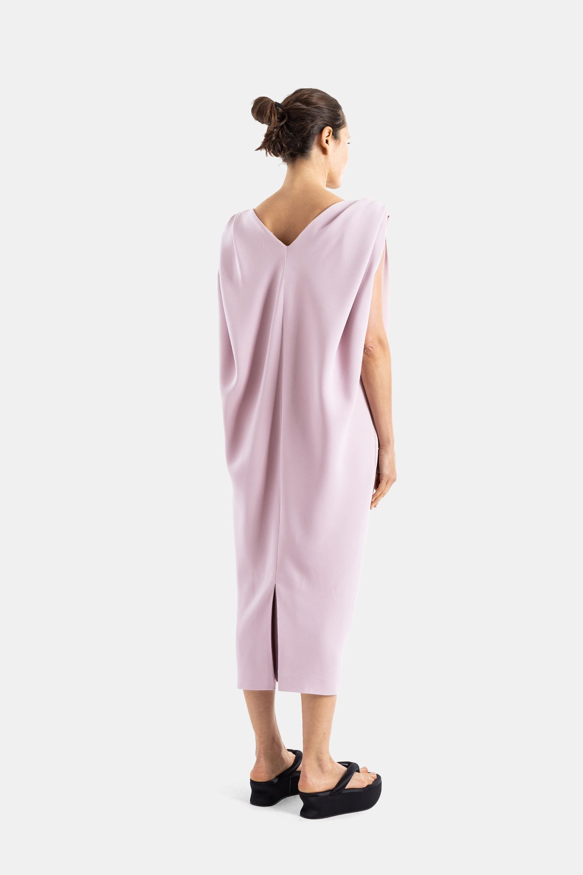 Pink Sack Midi Dress