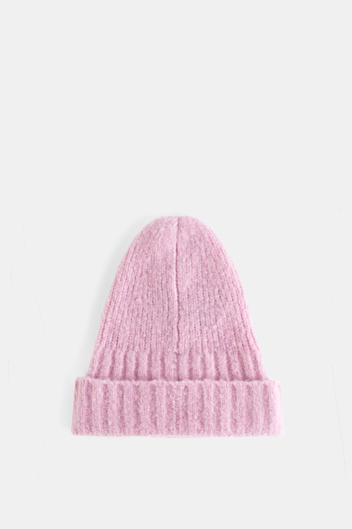 Gorro Shore em Lã e Caxemira Rosa Pálido