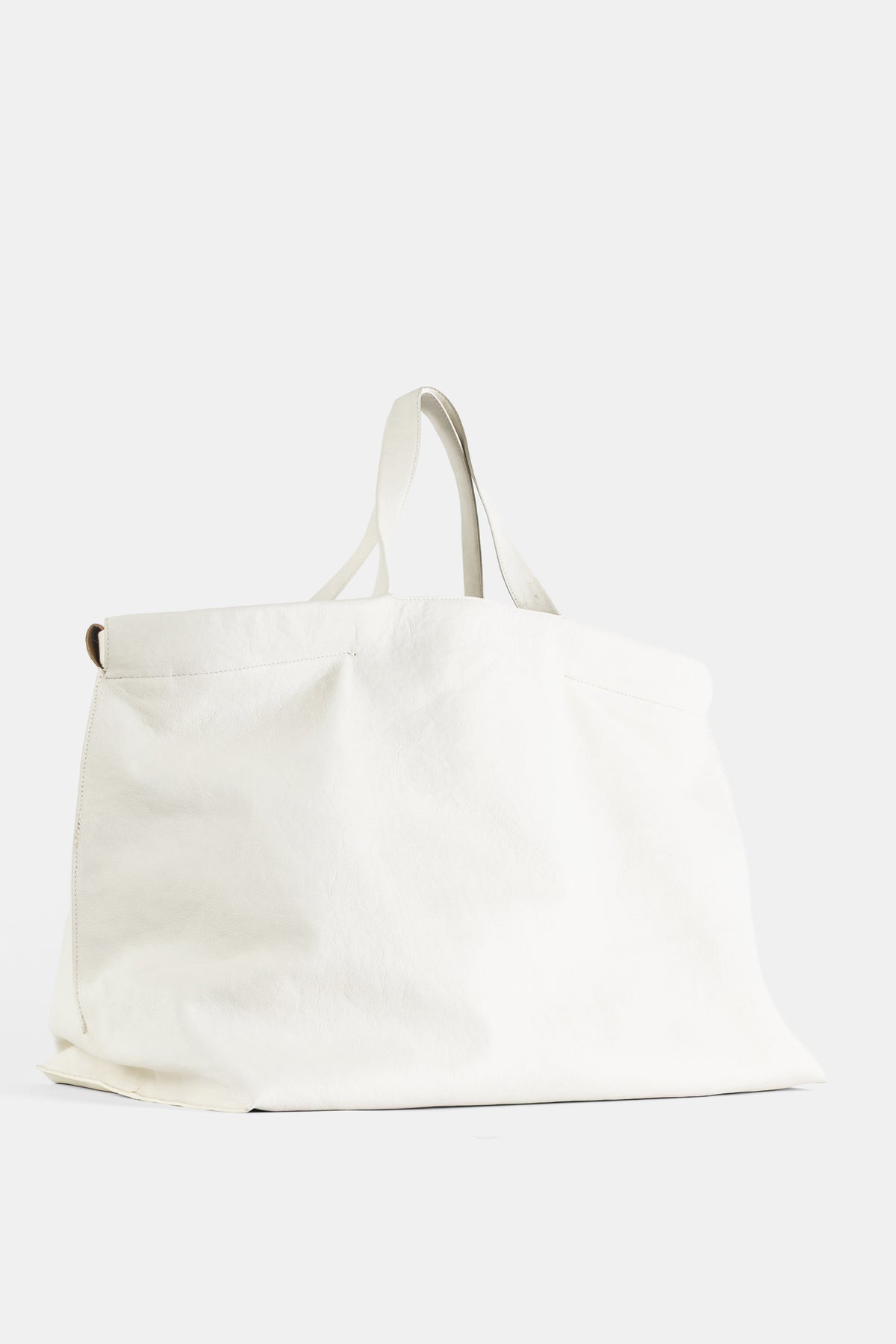 Sac Shopper XL en Cuir Chalk