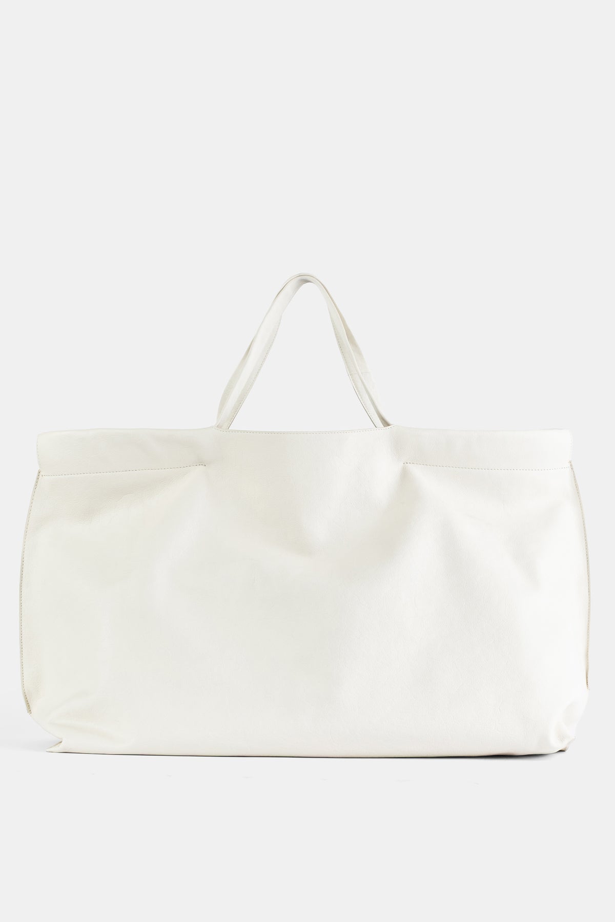 Sac Shopper XL en Cuir Chalk