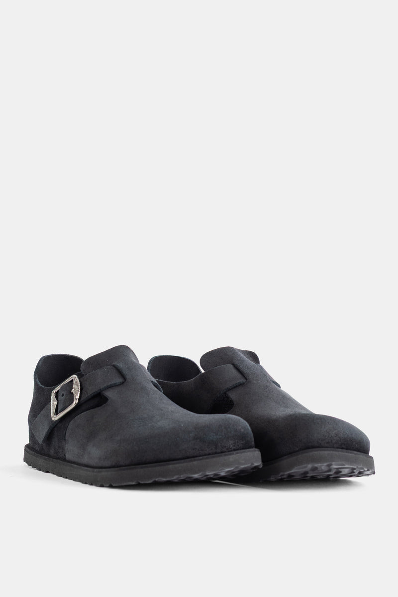 Sabots London Suede Noir