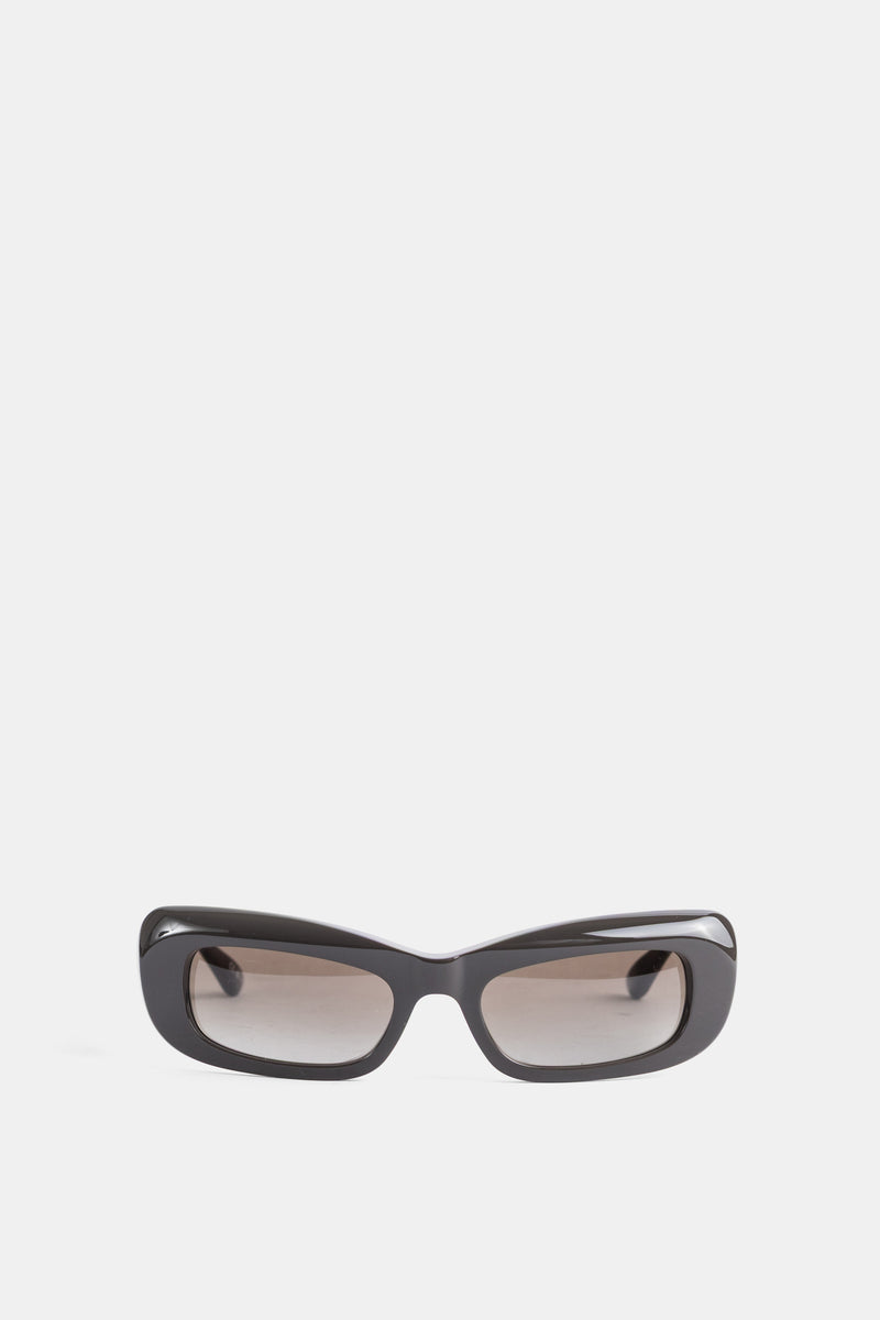 Lunettes de soleil Diva rectangulaires marron