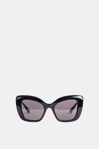 Lunettes de soleil Diva Butterfly noires - O/S