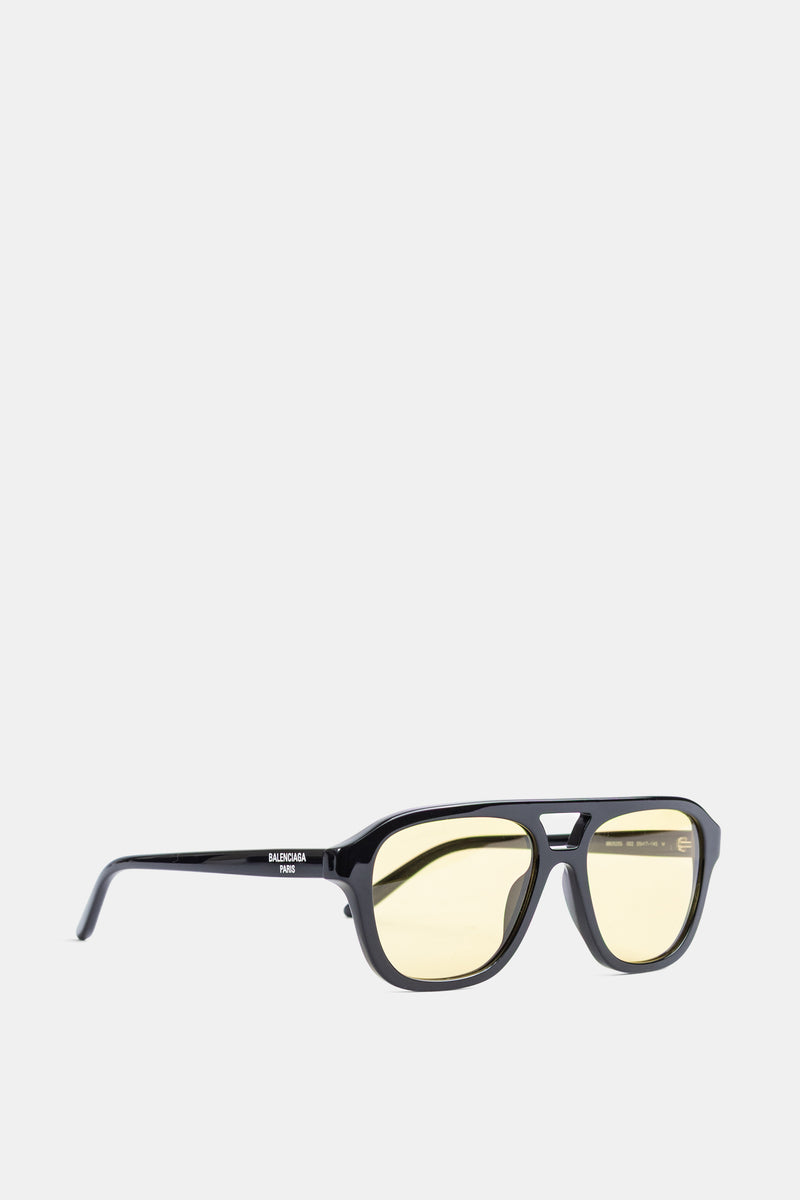 Daily Pilot Black and Yellow Sunglasses