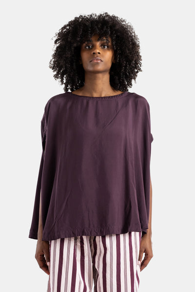 Francesca Tulipy Prune Top