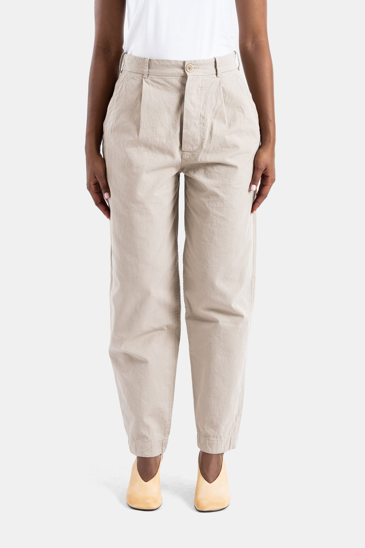 Pantalon Mili Hiroshi double coton oatmeal