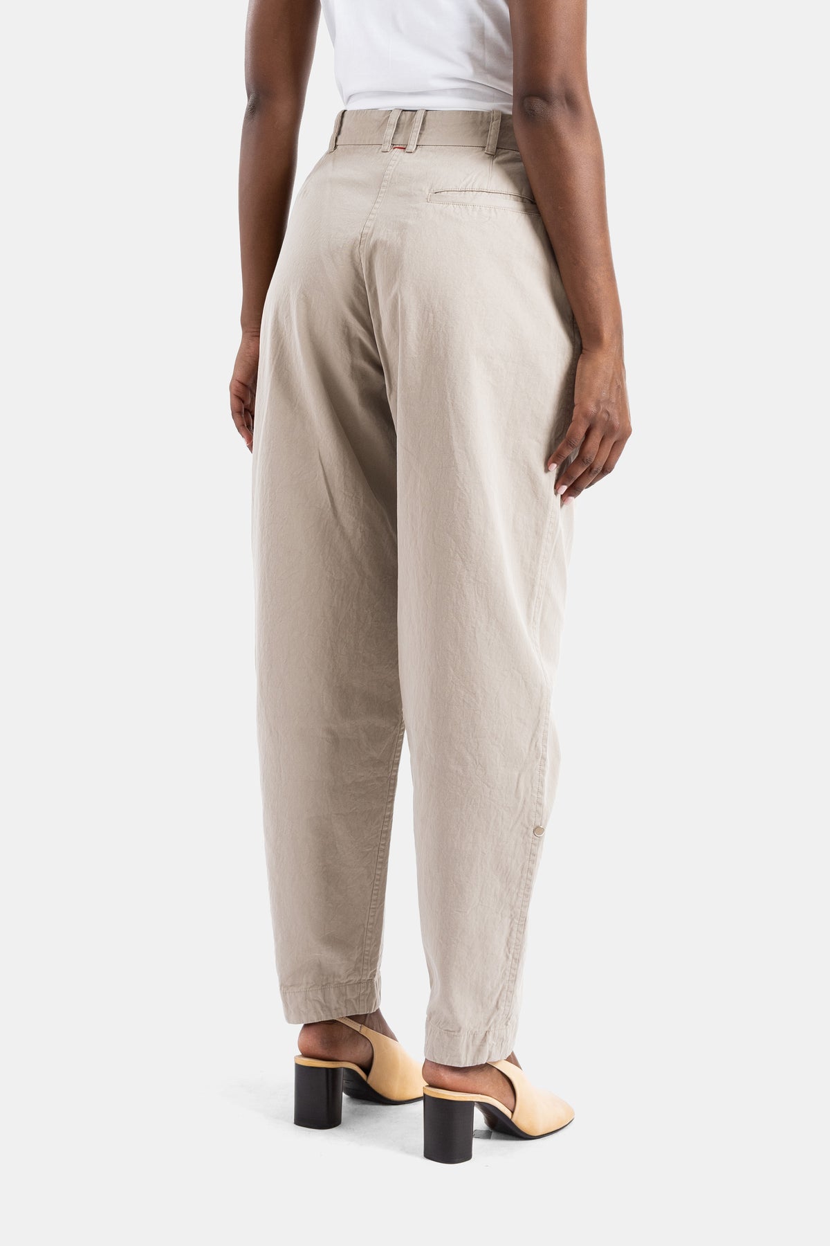 Pantalon Mili Hiroshi double coton oatmeal