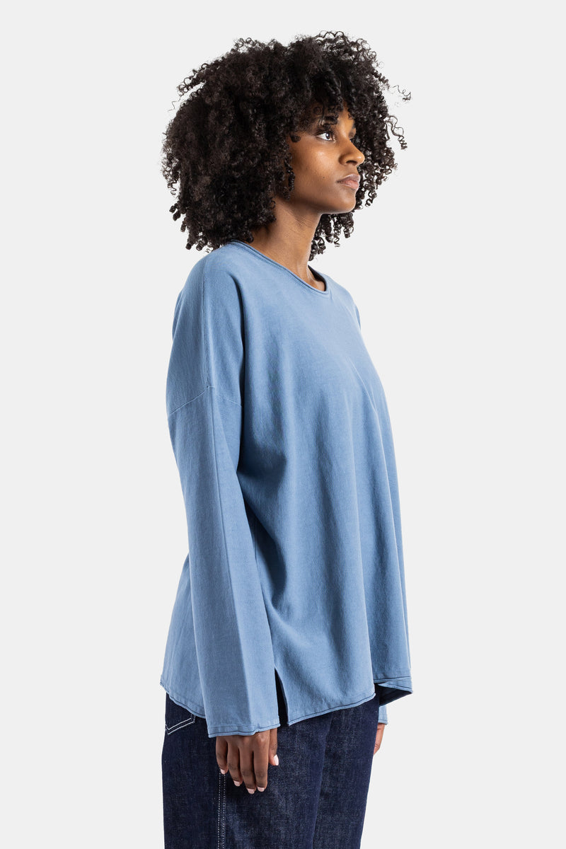 Oversized Overdyed Blue T-Shirt