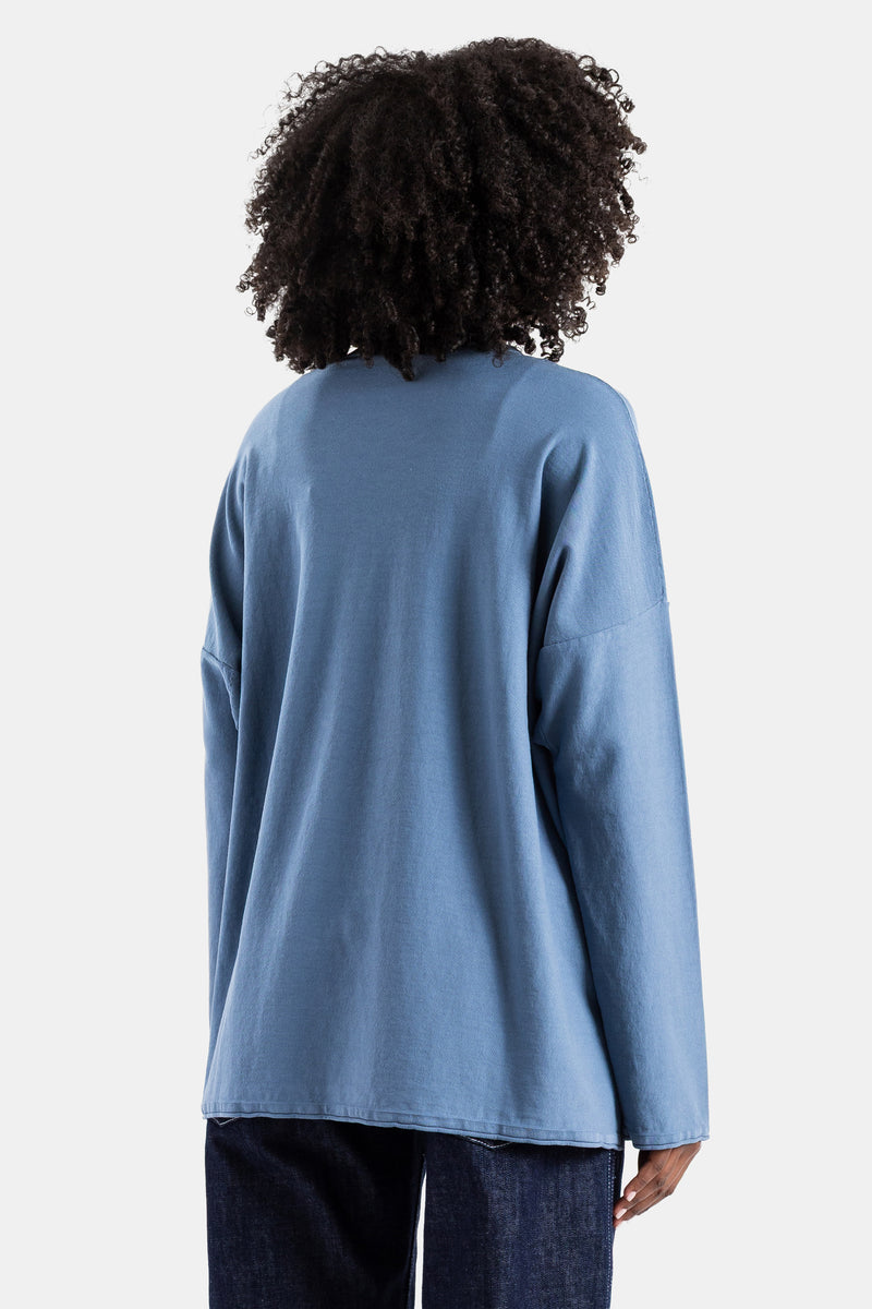 Oversized Overdyed Blue T-Shirt