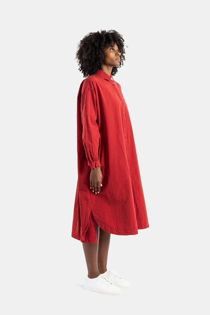 Yuri red shirt dress